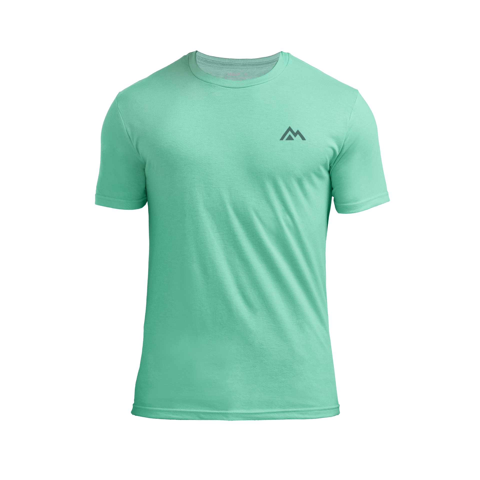 Men's Peak Tri-Blend Crew - Heather Sage/Green / X-Small