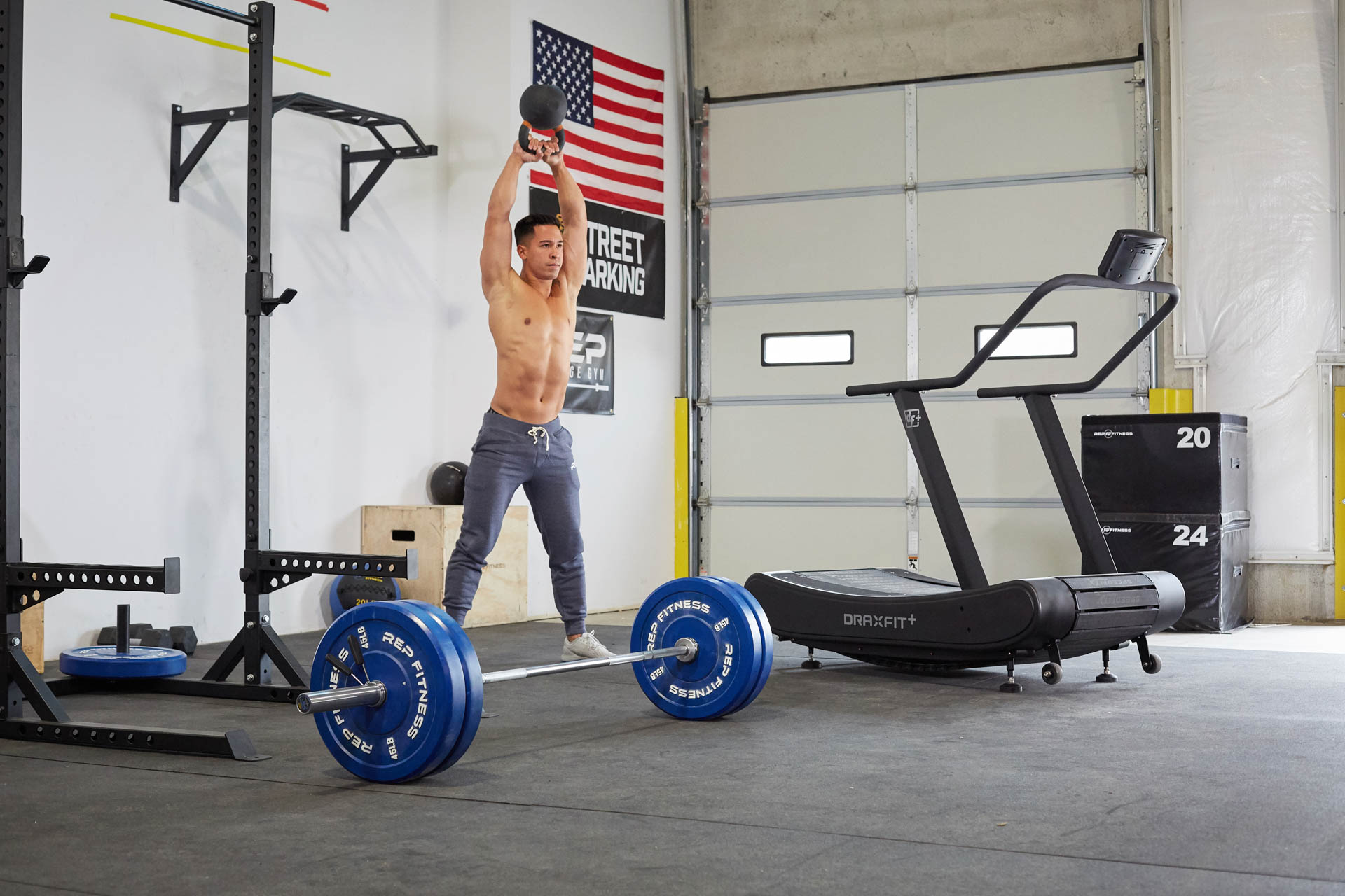 One Plastic Kettlebell Weight 8 Kg Gray and Orange Training Equipment on  the Floor Stock Photo - Image of exercising, exercise: 237415206