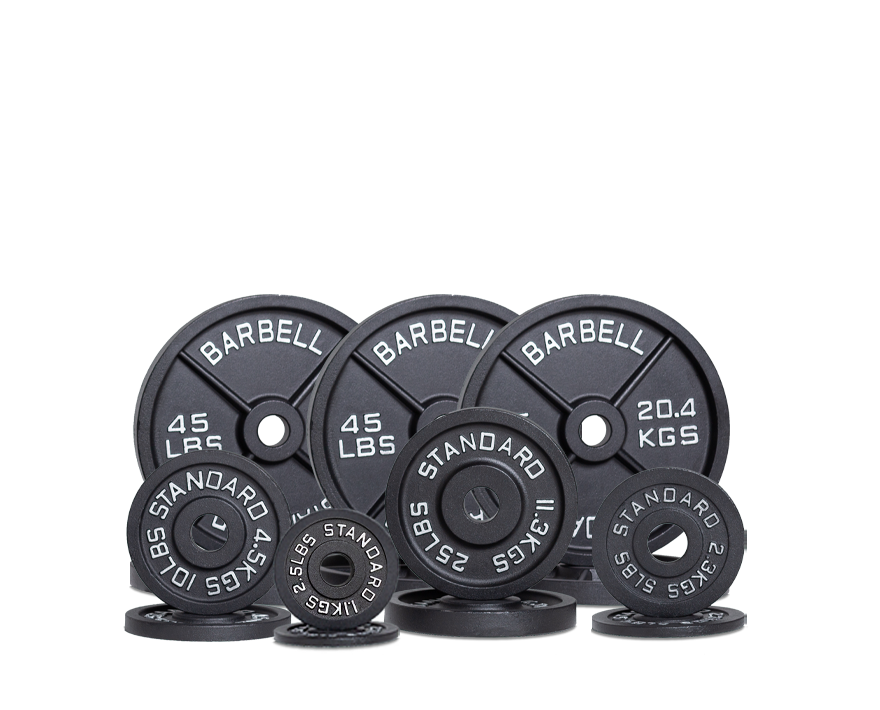 NEW Individual Cast Iron Weight Plates Olympic Weights Oldschool