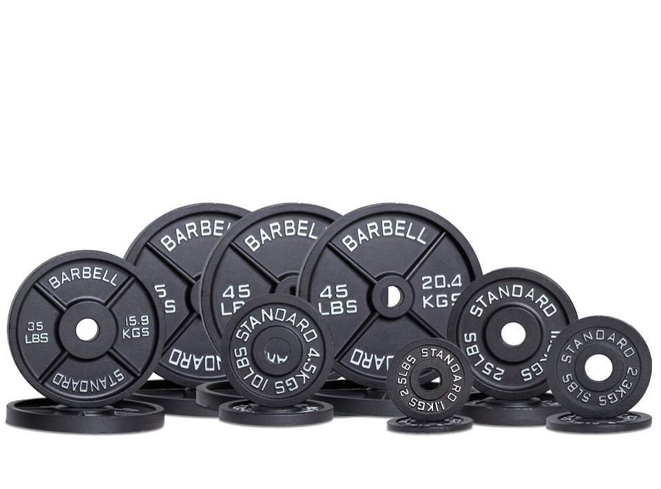 NEW Individual Cast Iron Weight Plates Olympic Weights Oldschool