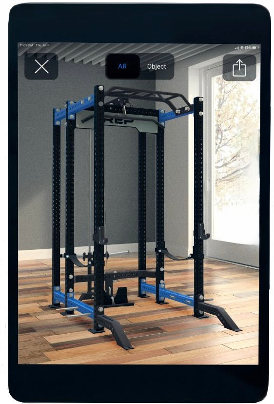 View In Your Space Feature of the Rack Builder