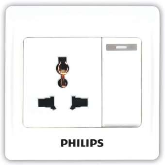 Philips Eco Universal 3 Pole Socket with 13 AMP Switch