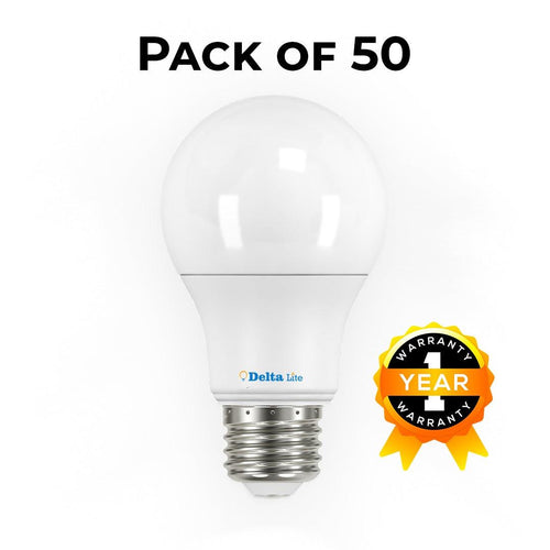 DeltaLite 12W LED Bulbs Pack of 50