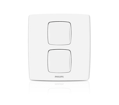 Philips LeafStyle 2 Gang Switch