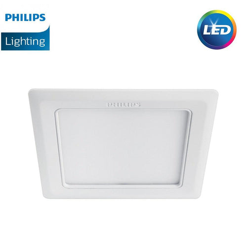 Philips Marcasite 9W LED Downlight White Square
