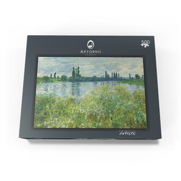 Banks of the Seine, Vétheuil (1880) by Claude Monet 500 Jigsaw Puzzle box view1