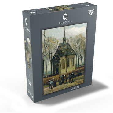 Vincent van Gogh's Congregation Leaving the Reformed Church in Nuenen (1884) 1000 Jigsaw Puzzle box view1