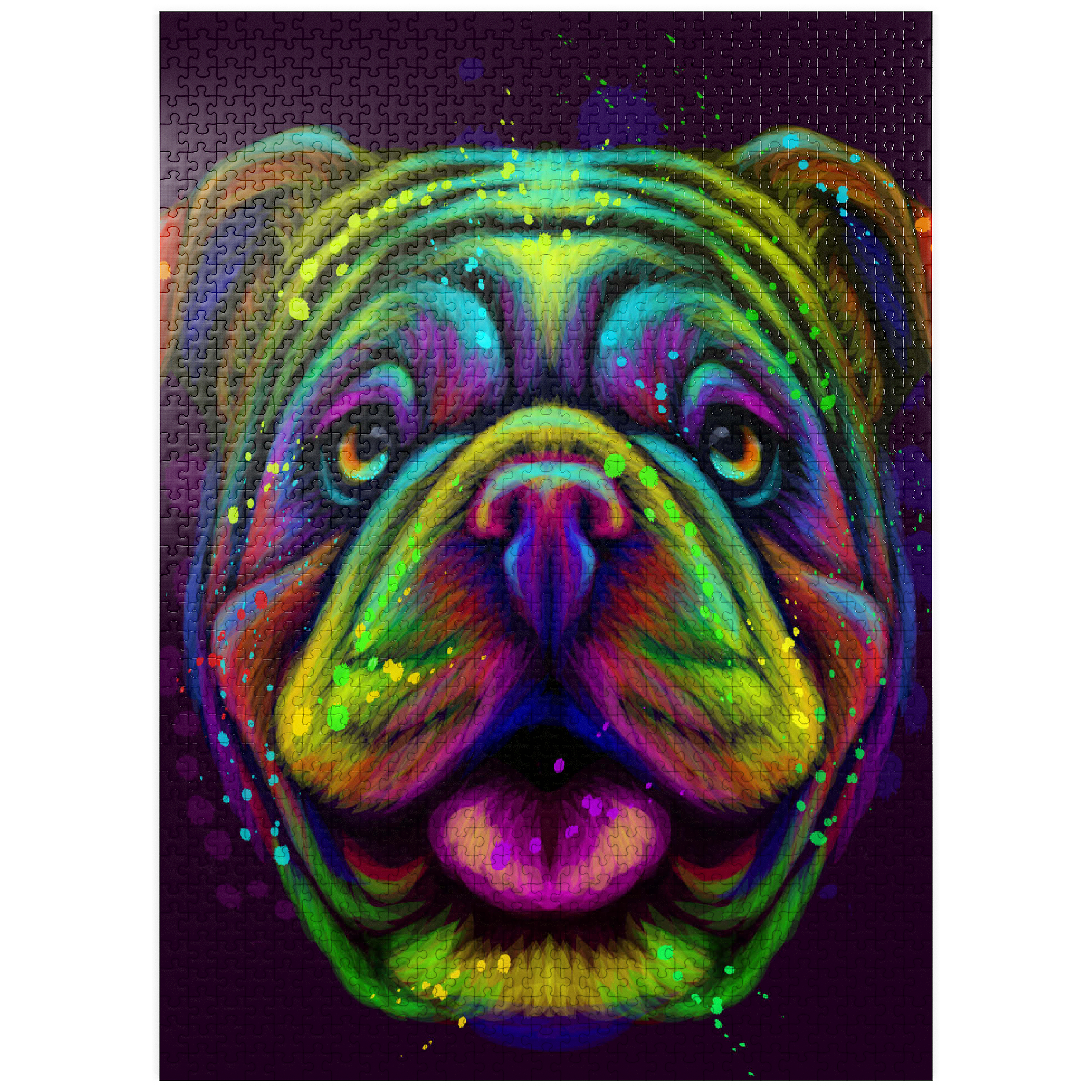 3d Painting: Bulldog! 【3 d 絵画: ブルドッグ!】 | on-estudi.com