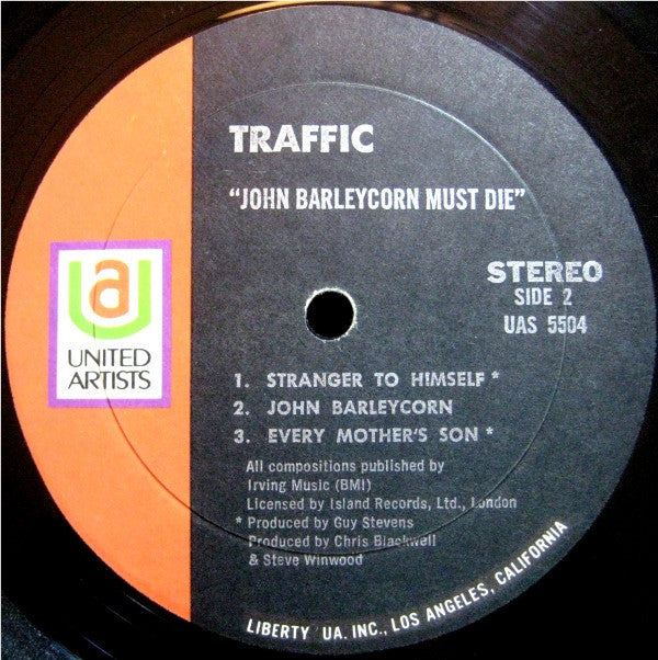 大特価！ TRAFFIC☆John THE Barleycorn - Must 洋楽 Die DEF UK Pink