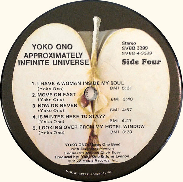 Yoko ONO☆Feeling The Space UK Apple オリジナ - 洋楽