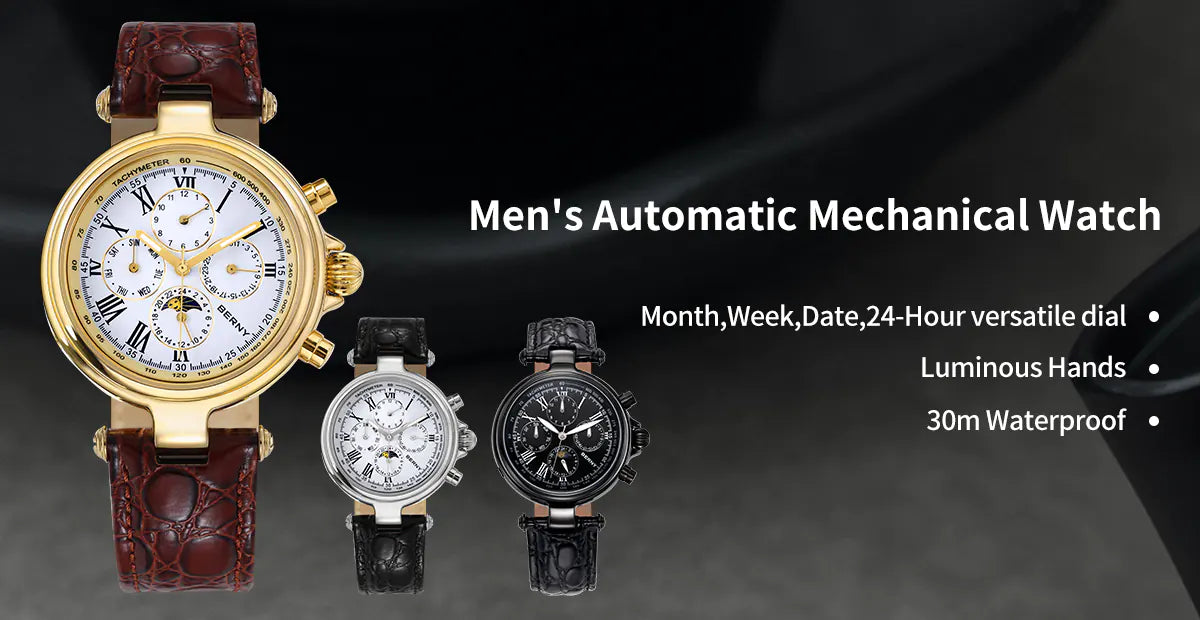 Men Automatic Full Calendar Watch-AM7042M