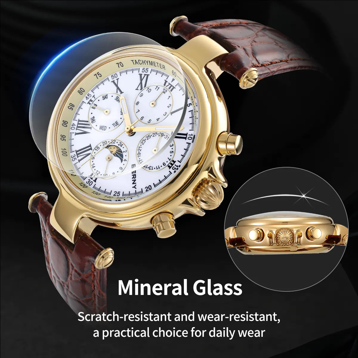 Men Automatic Full Calendar Watch-AM7042M