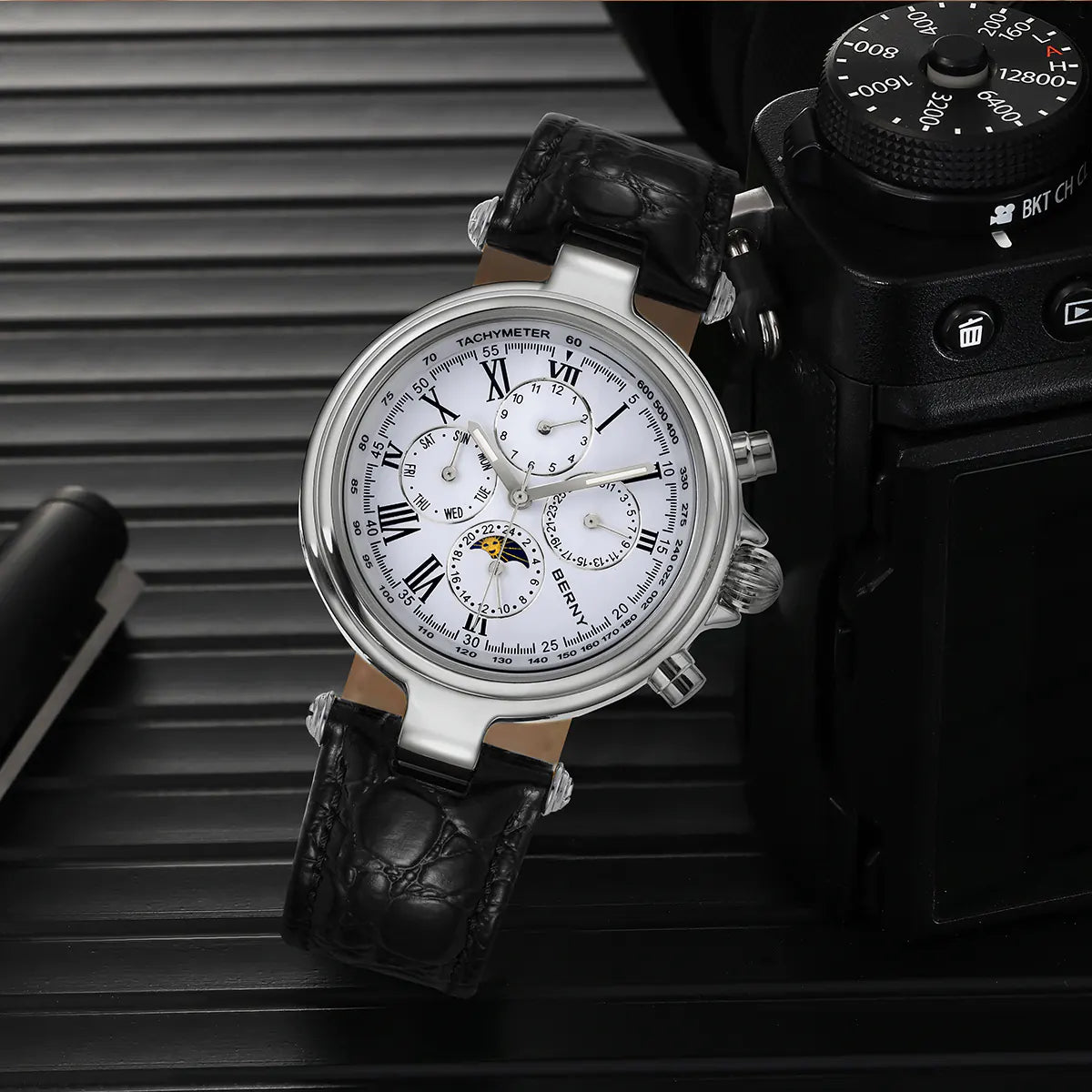Men Automatic Full Calendar Watch-AM7042M