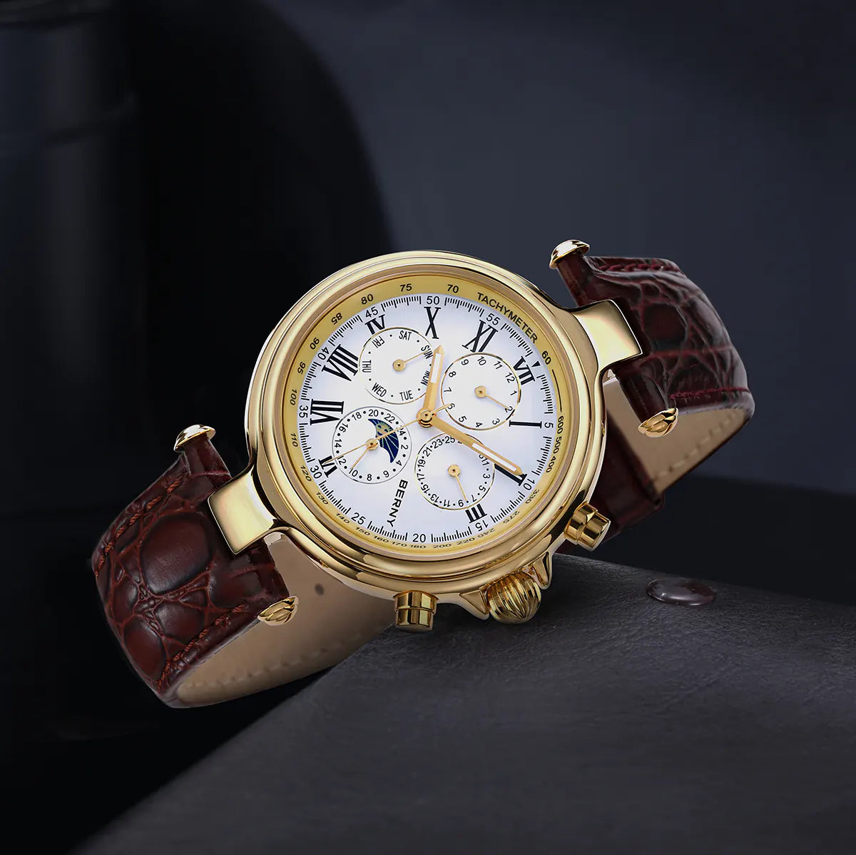 Men Automatic Full Calendar Watch-AM7042M