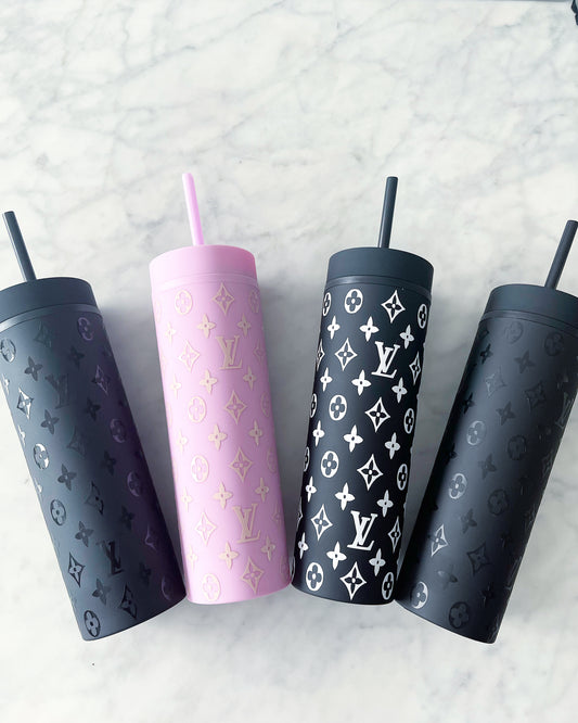 LV TUMBLER – OOAK BY SARAH