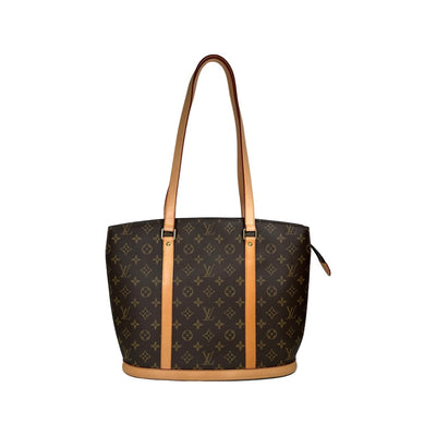 Louis Vuitton Monogram Babylone Shopper Bag Brown