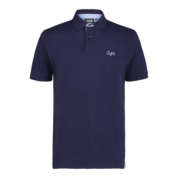 Navy Polo with Sky Detail | Shop | Junglist Network