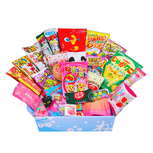JapanBox Premium Dagashi: Caja Sorpresa de Dulces Japoneses Importados –  Variedad Auténtica de Snacks, Ramen, Chocolates y Bebidas – Galletas