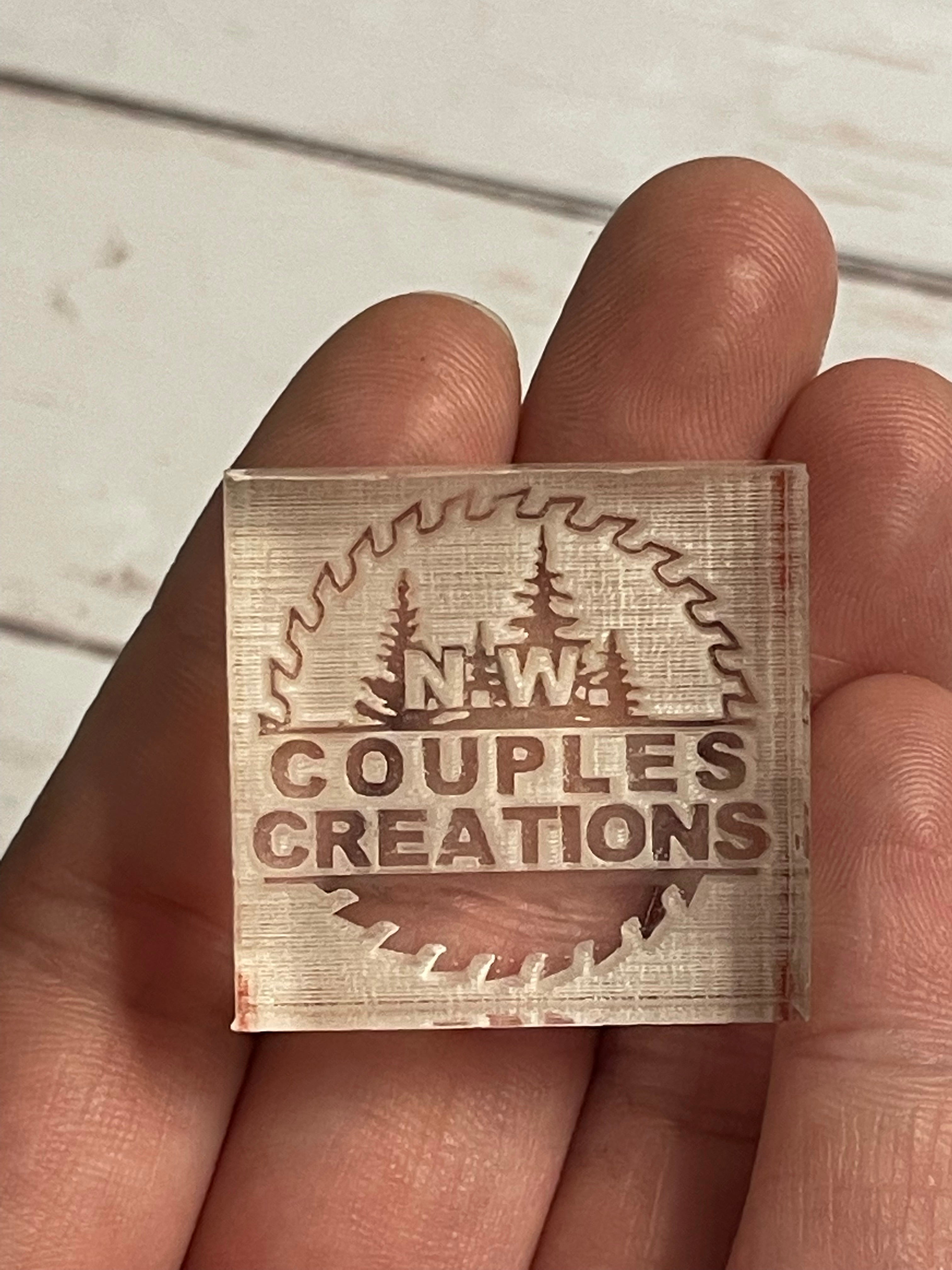  CRASPIRE Acrylic Soap Stamp with Love Handmade Soap