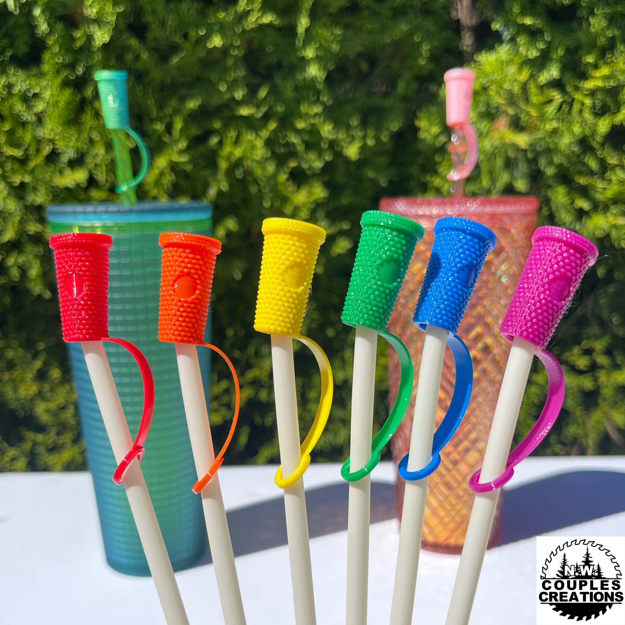 Cute #DIY fidget straw toppers! 🧸 #stanleycup #strawtopper