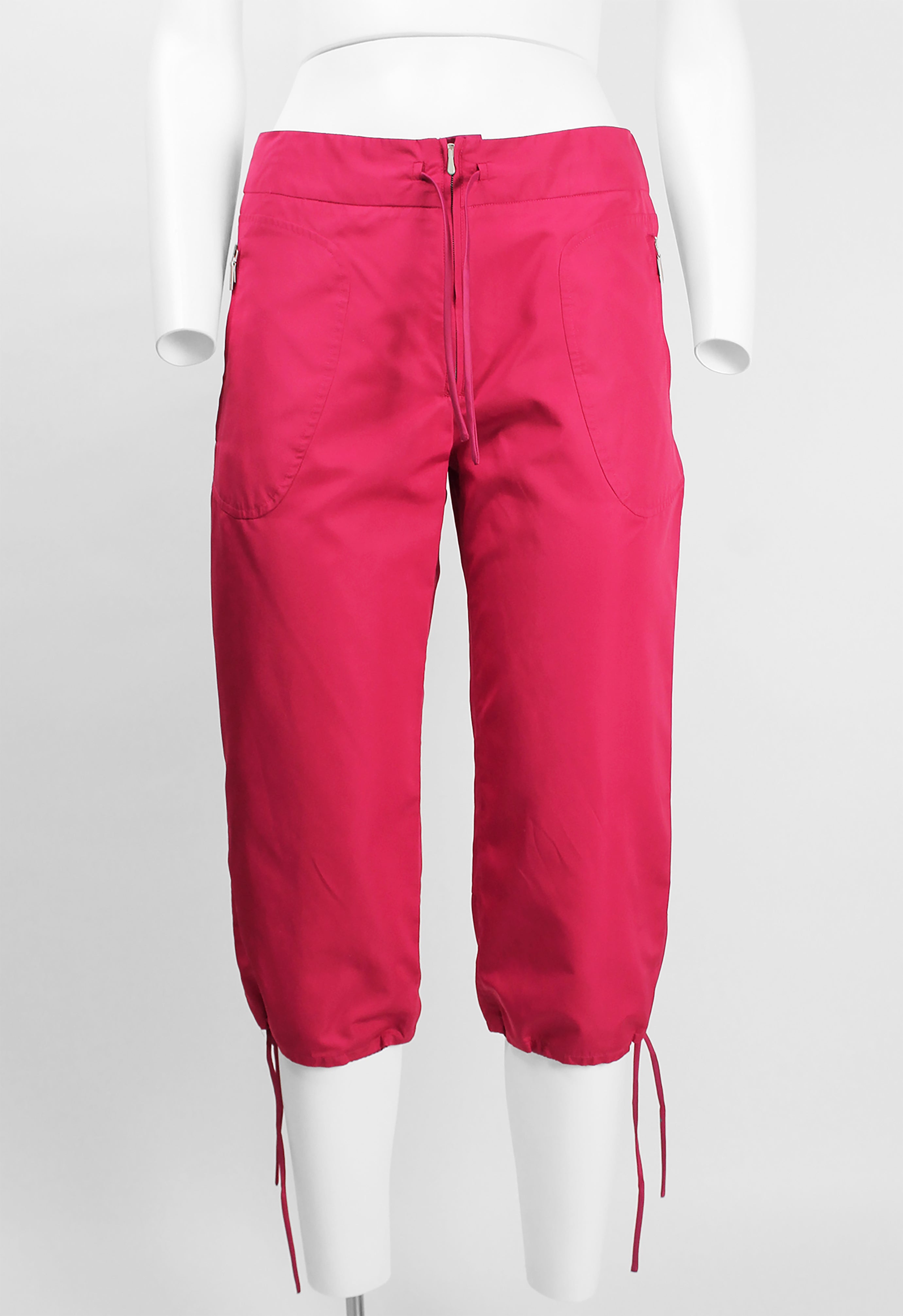 image of JIL SANDER SS 2003 HOT PINK CAPRI'S