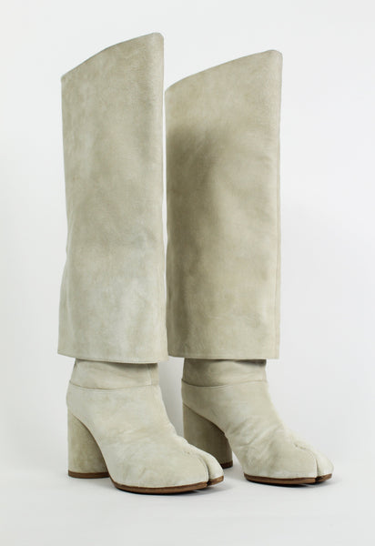 MAISON MARGIELA FW 2017 SUEDE HIGH TABI BOOTS – THE 543