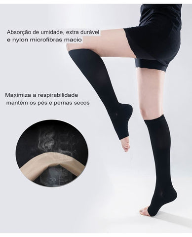 Meia de Alta Compressão 34-46mmHg - Masculino e Feminina