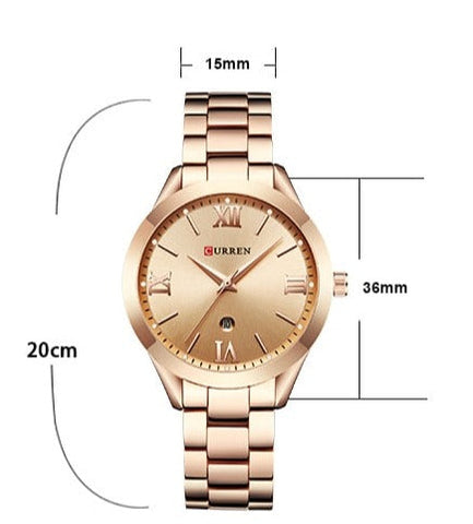 Relógio Curren Feminino 9007 Original