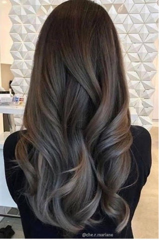 chocolate glossy hair