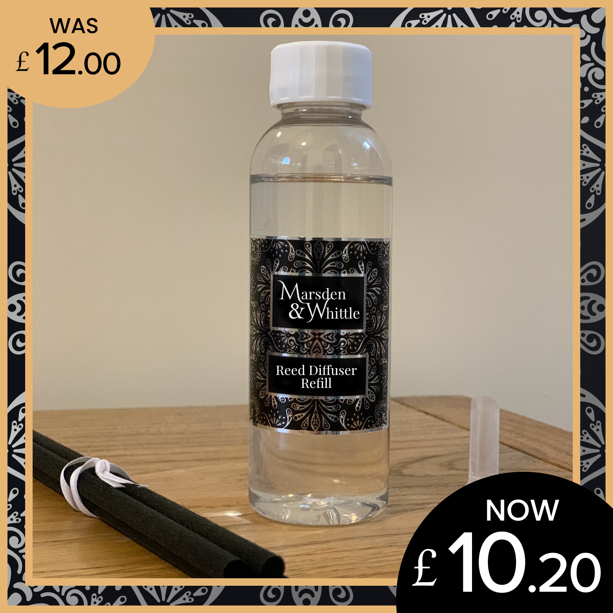 Reed Diffuser Refill - Was £12.00, now £10.20.