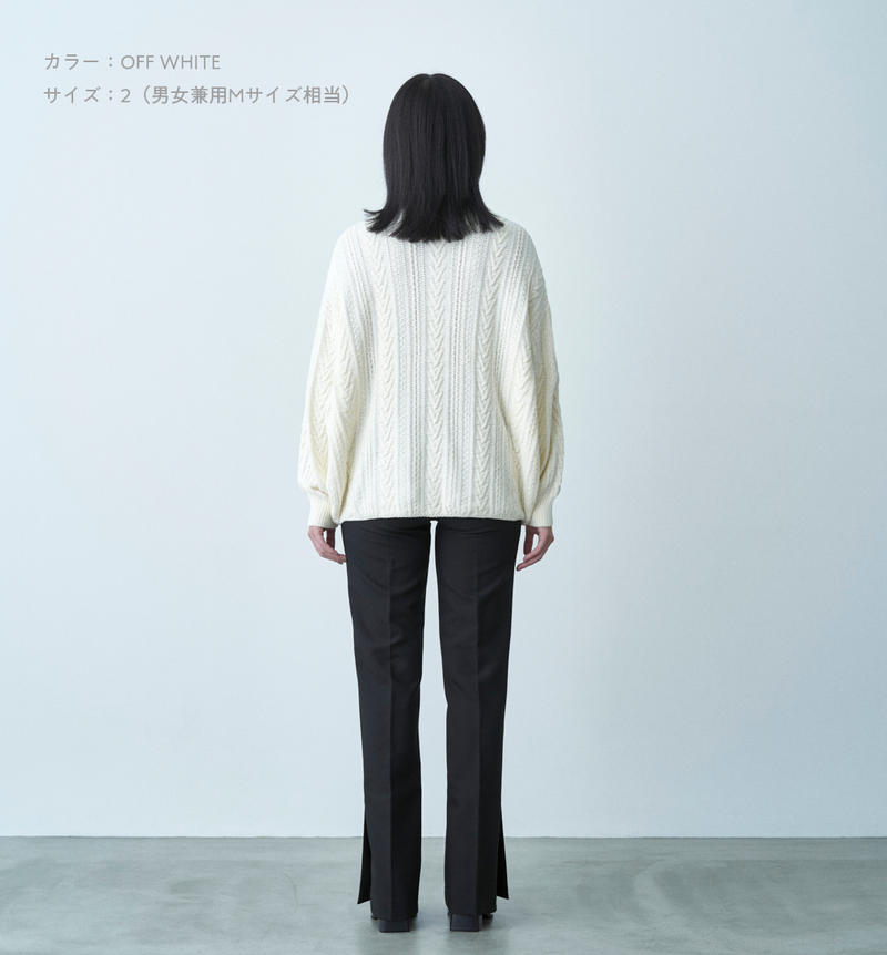 ABYTS MOLE CABLE TURTLE NECK KNIT サイズ3 | fermedesnoyers.be