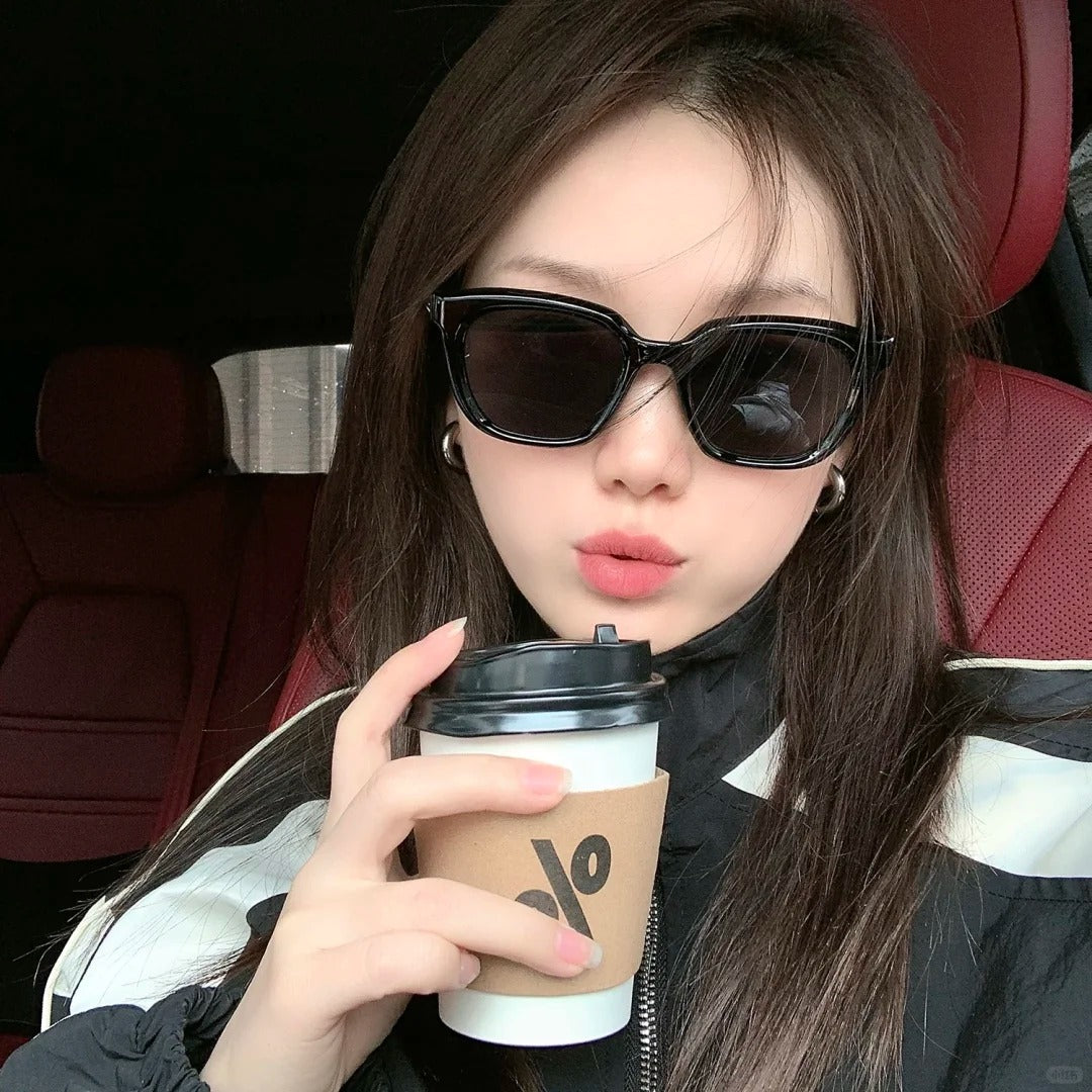 black frames glasses