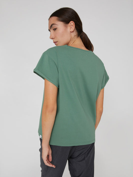 T-Shirt da Donna maniche corte verde