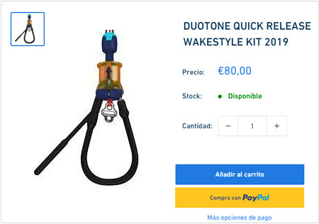 DUOTONE QUICK RELEASE WAKESTYLE KIT 2019