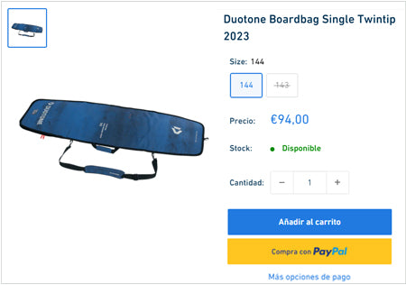 Duotone Boardbag Single Twip