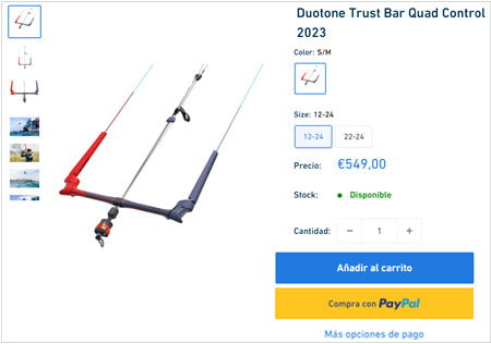 Duotone Trust Bar Quad Control 2023