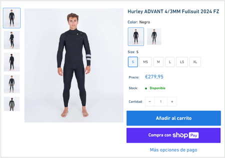 Hurley ADVANT 4/3MM Fullsuit 2024 FZ