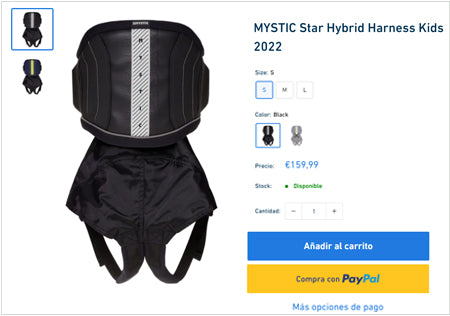 MYSTIC Star Hybrid Harness Kids 2022