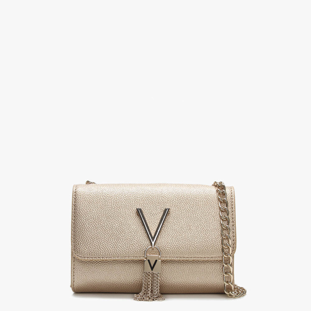 Valentino Bags Divina Over Clutch Bag With Chain Strap In – Clothing