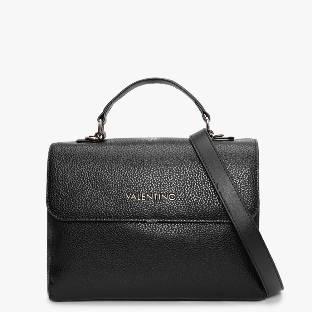 Image of Valentino Bags Womens Superman Satchel Bag In Nero