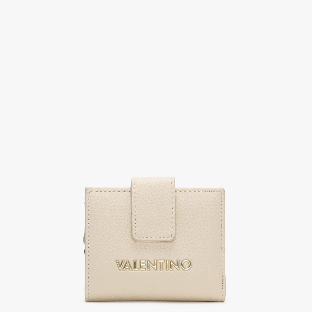 Image of Valentino Bags Womens Alexia Small Zip Around Purse In Ecru