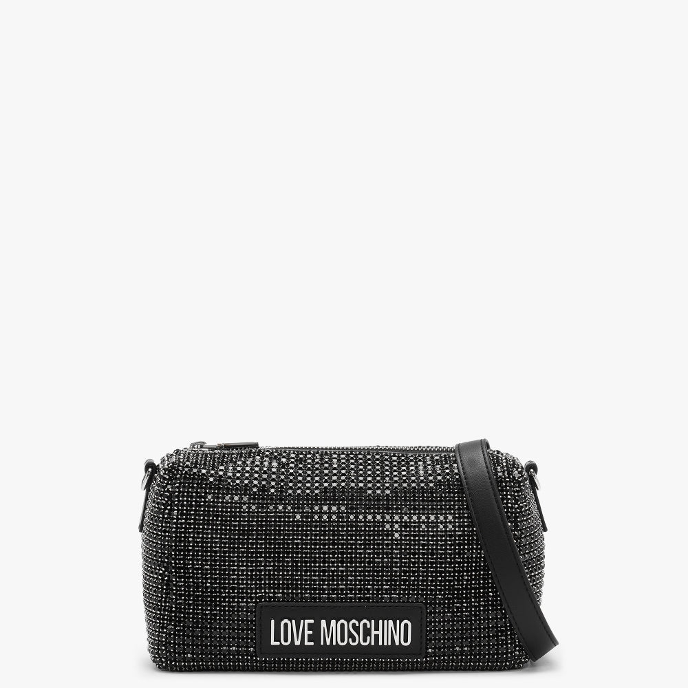 Image of Love Moschino Women's Bling Bling Nero Shoulder Bag In Black