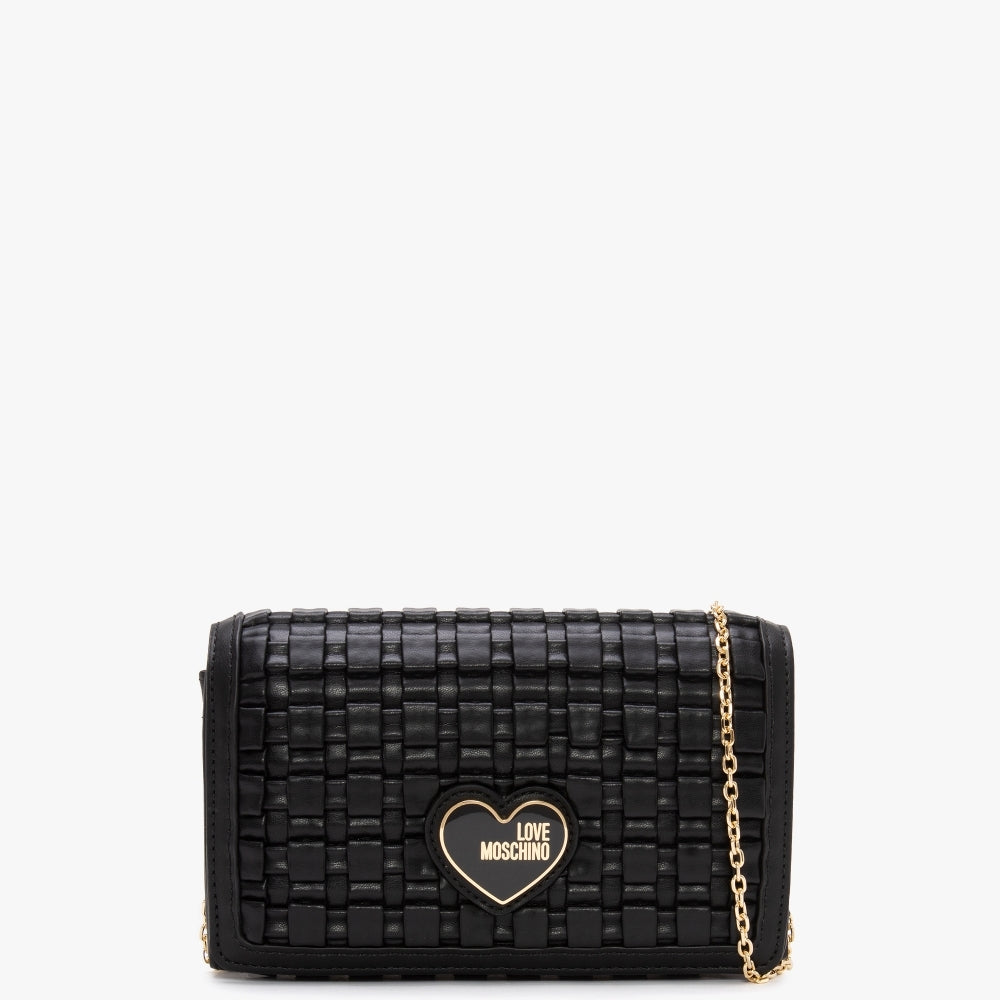 Love Moschino Women's Square Quilt Nero Shoulder Bag In Black product