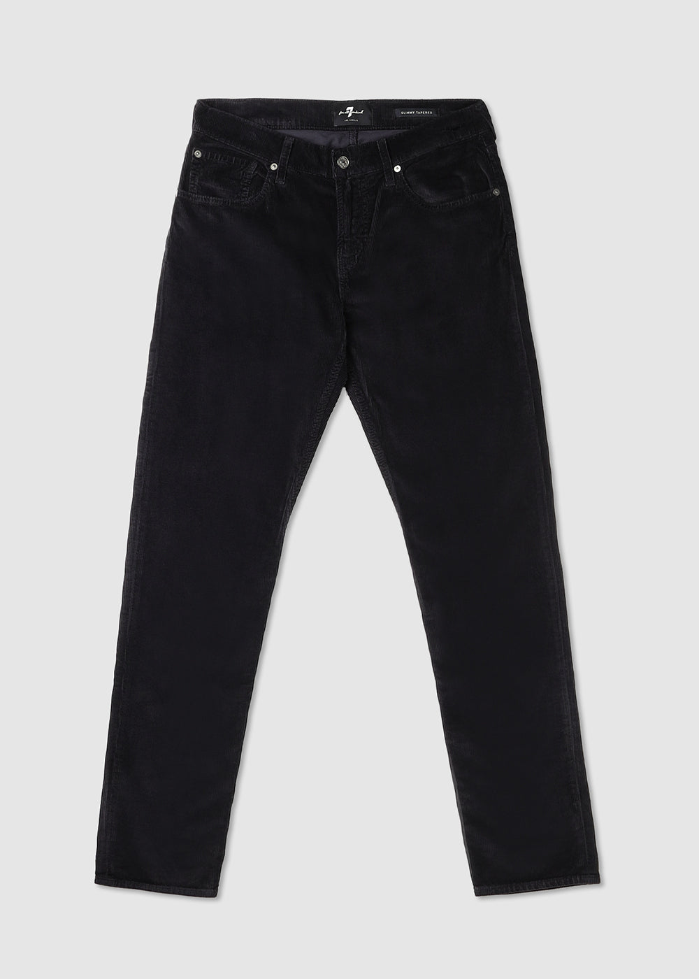 Image of 7 For All Mankind Mens Slimmy Tapered Corduroy Jeans In Blue