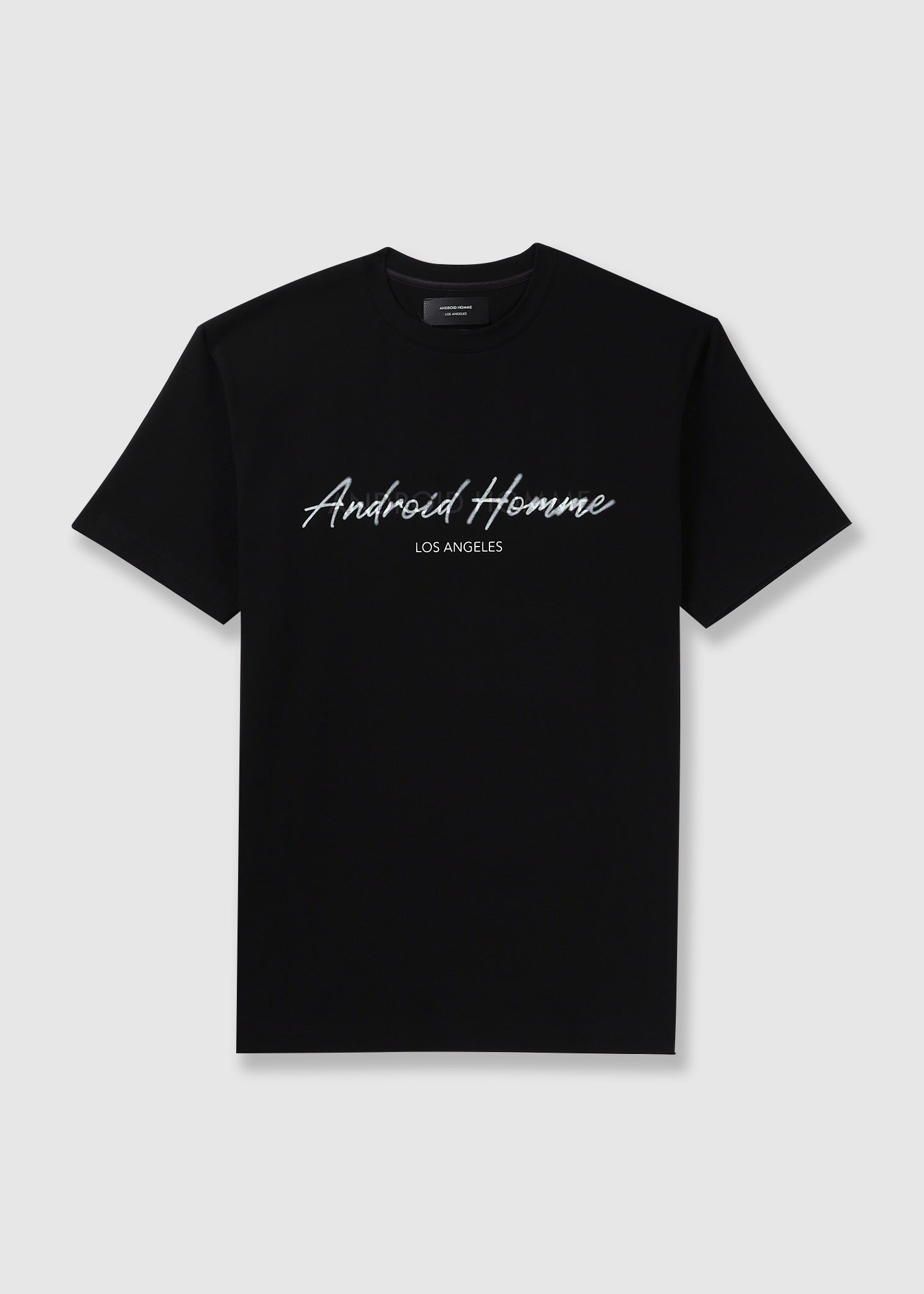 Image of Android Homme Mens Box Fit Gaussian Graphic T-Shirt In Black