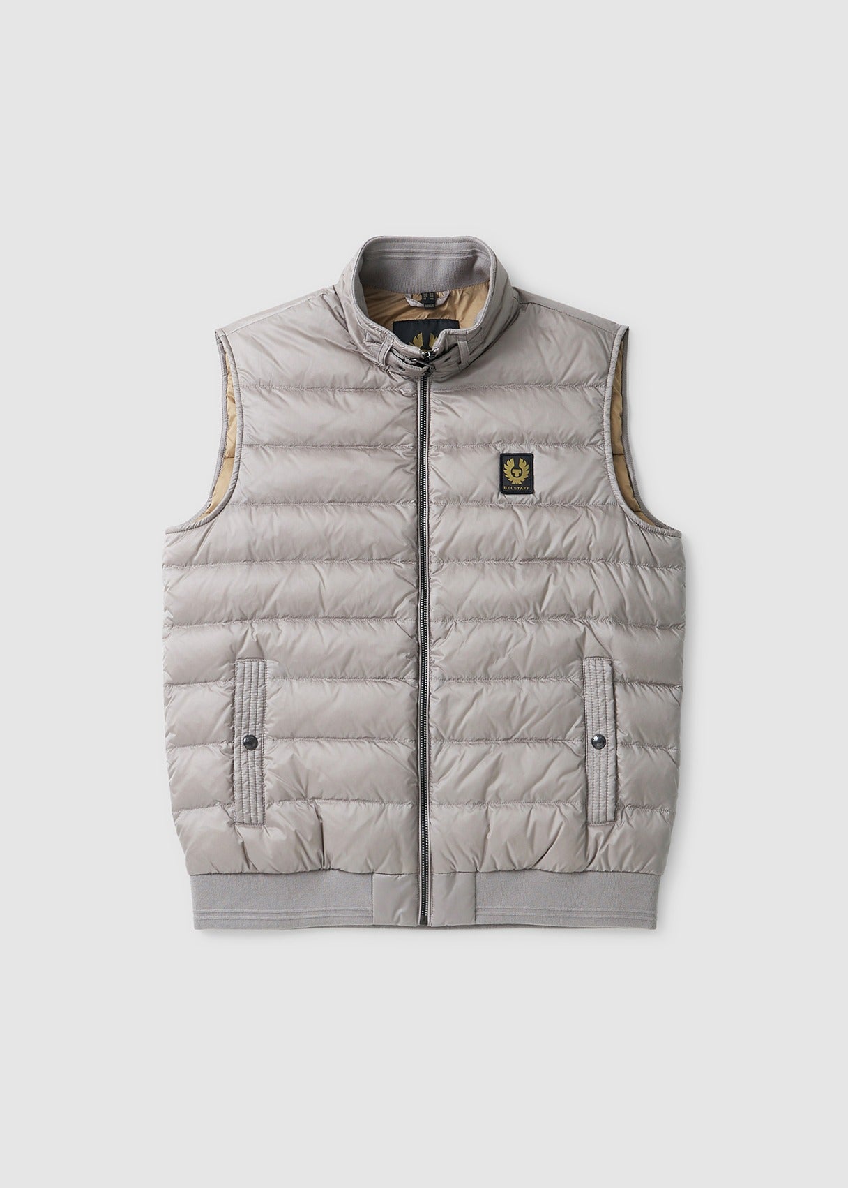 Image of Belstaff Mens Circuit Gilet In Ash