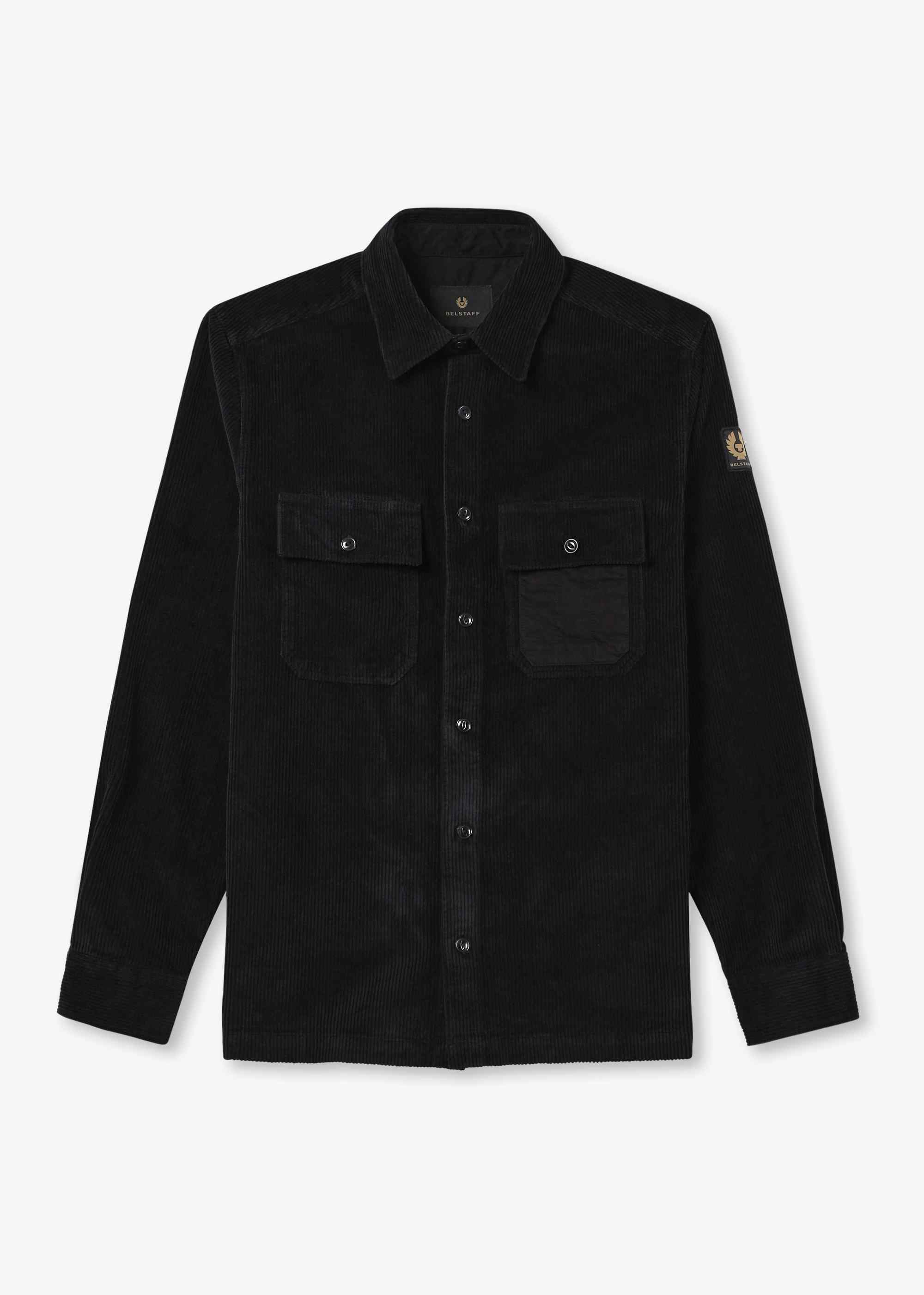 Image of Belstaff Mens Fallgate Shirt In Black