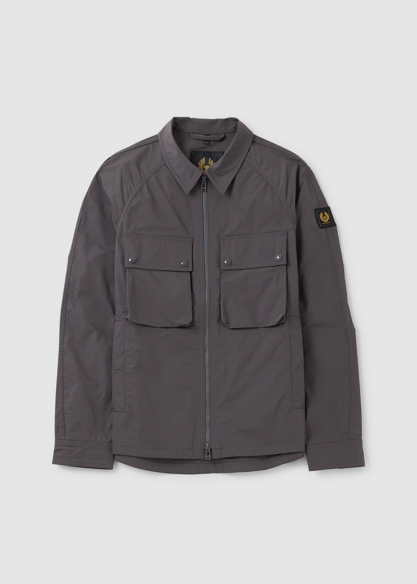 Image of Belstaff Mens Hedger Overshirt In Slate