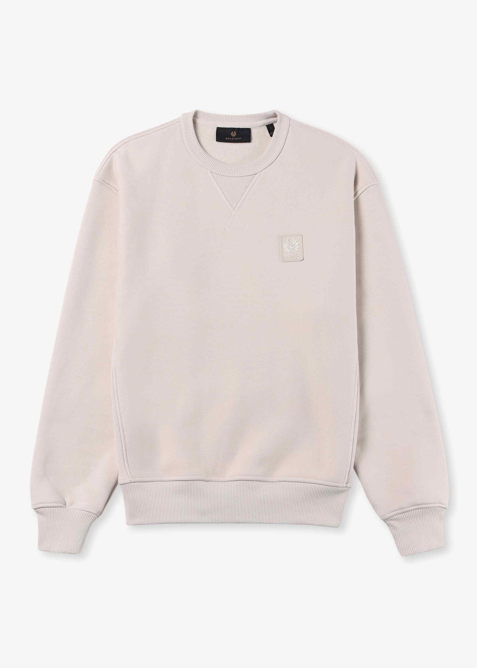 Image of Belstaff Mens Hockley Sweatshirt In Moonbeam