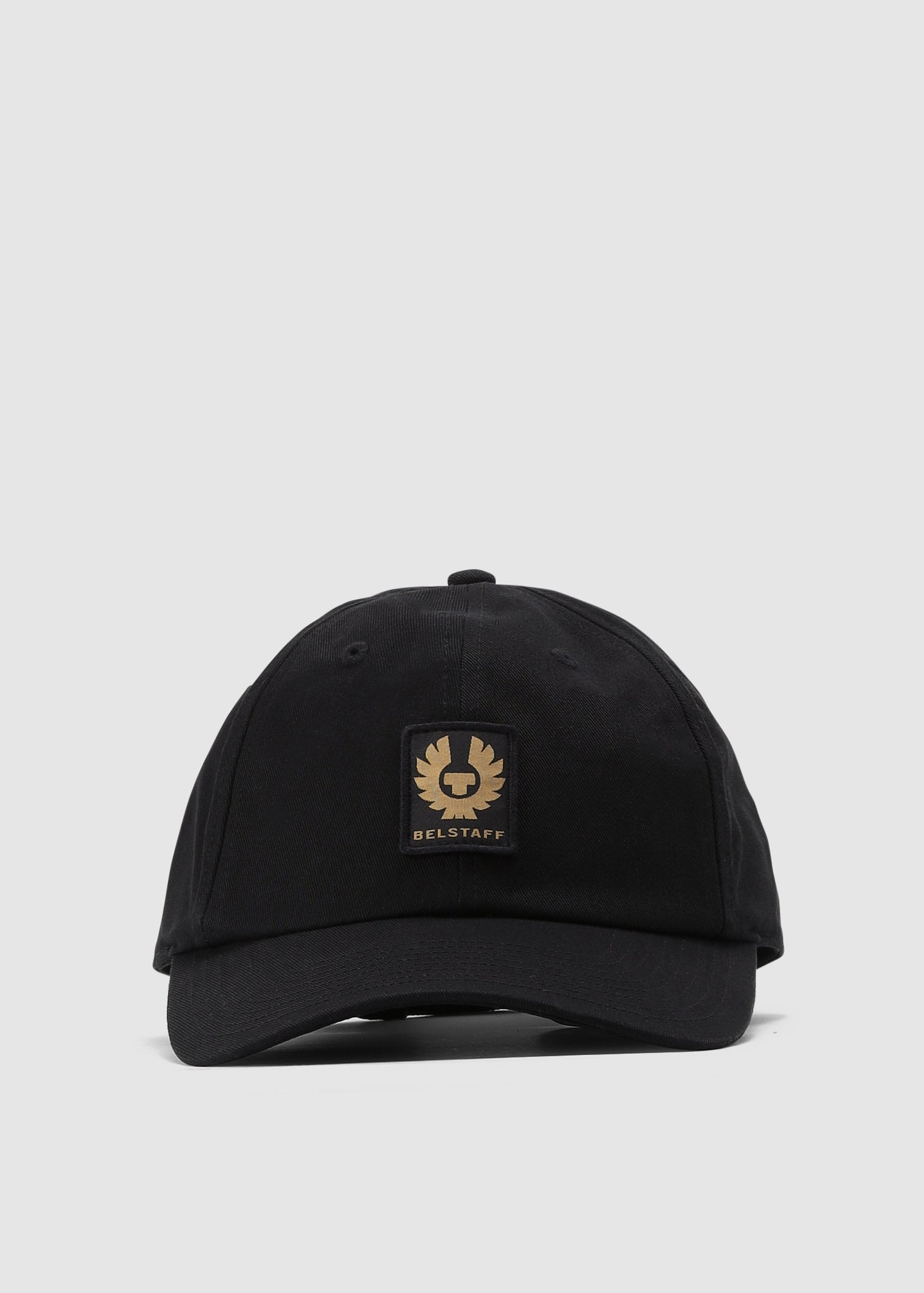 Image of Belstaff Mens Phoenix Logo Cap In Black